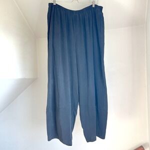 Cut Loose Size XL women's black wide leg tencel pants loose flowy Vintage 90s